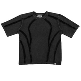 Scarstitch Tee - Charcoal black