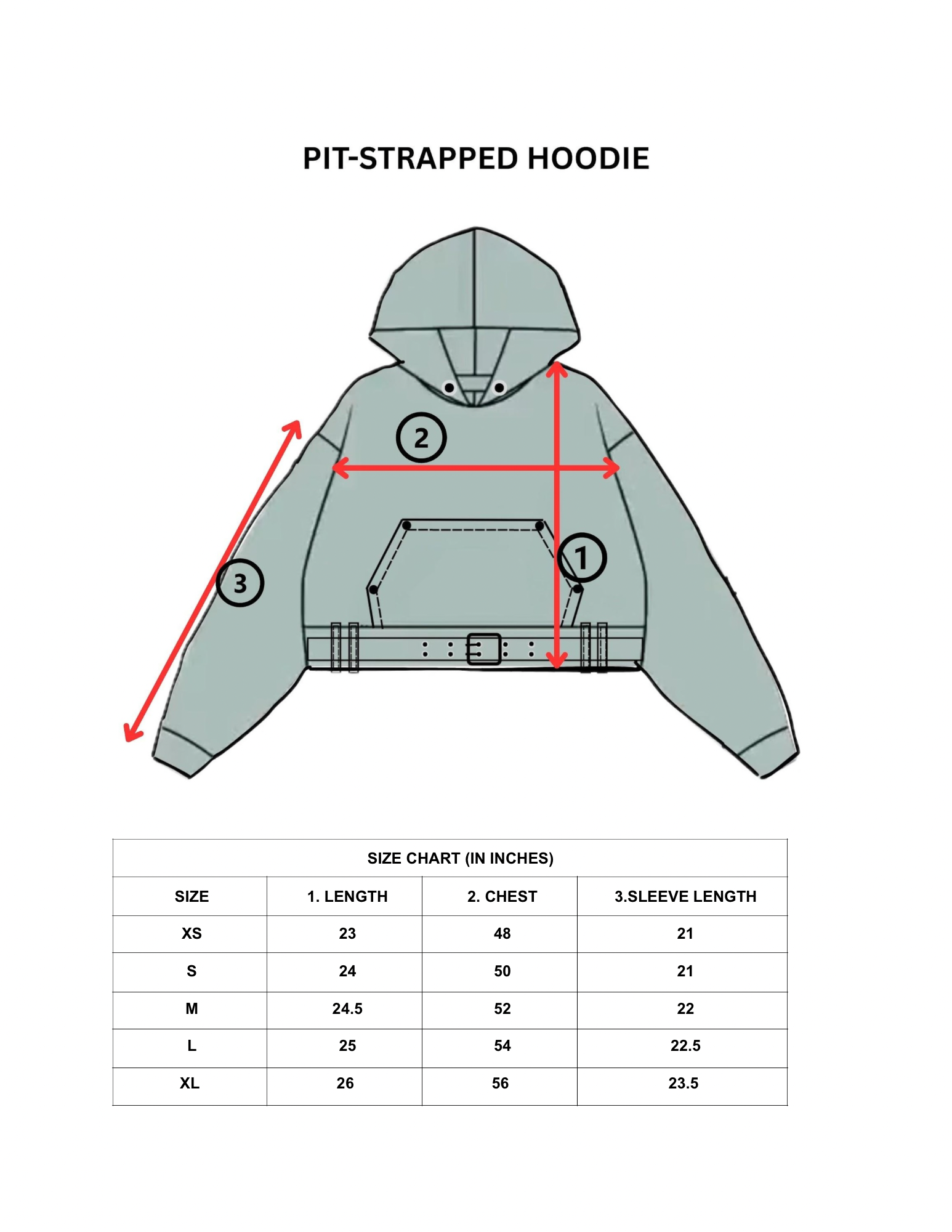 Pit-Strapped Hoodie