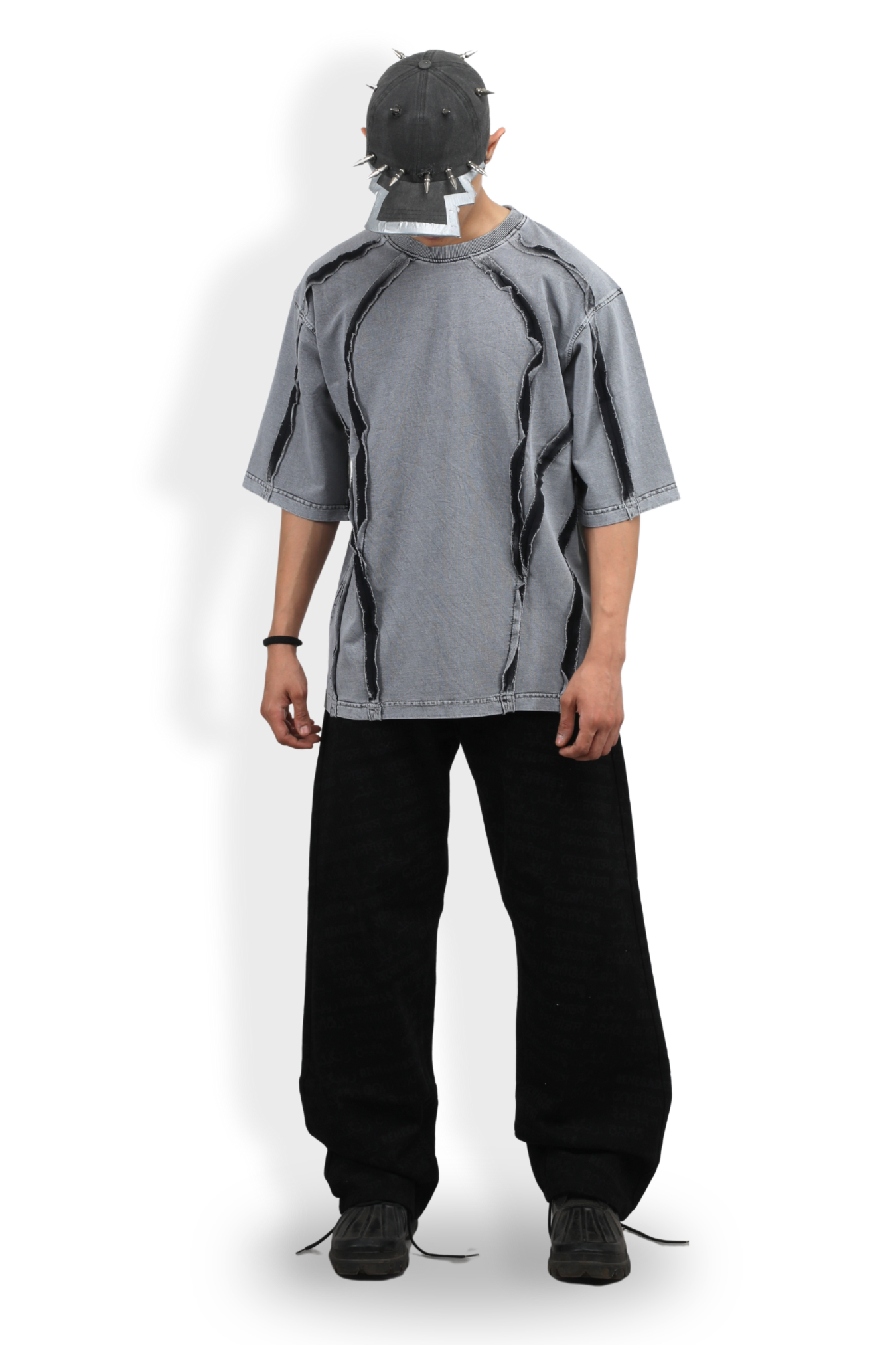 Scarstitch Tee - Stone Grey