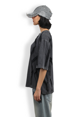 Scarstitch Tee - Charcoal black