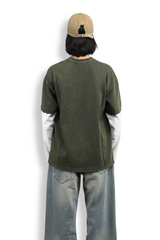Wireborn Tee - Dusky green
