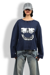 Escaped Fangs Pullover