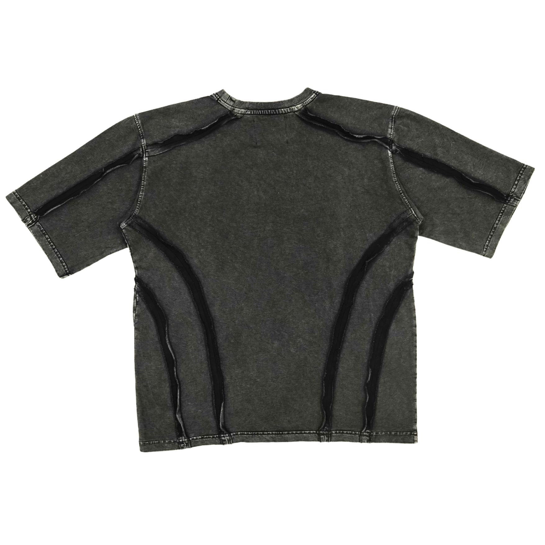 Scarstitch Tee - Charcoal black