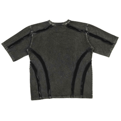Scarstitch Tee - Charcoal black