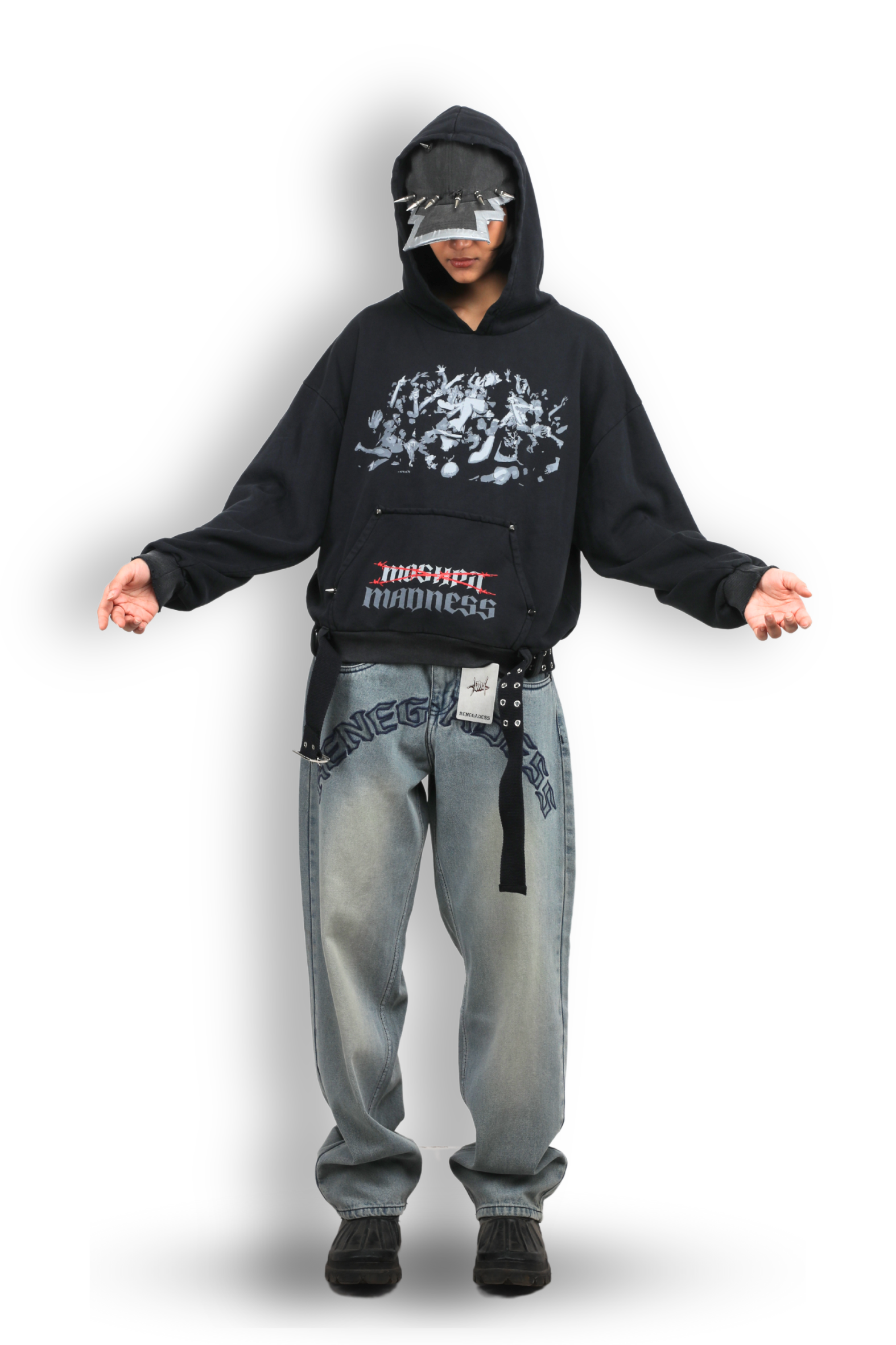 Pit-Strapped Hoodie