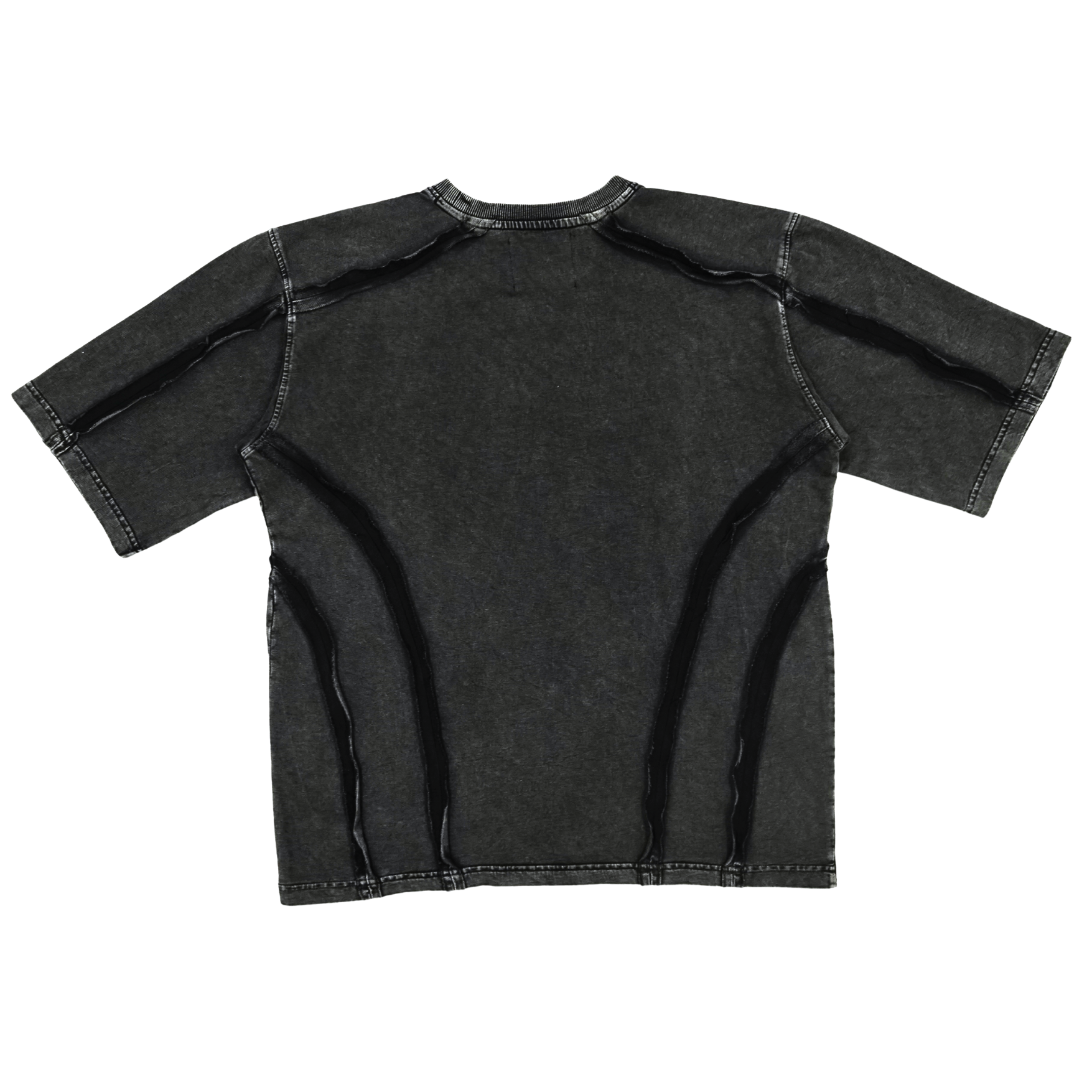 Scarstitch Tee - Charcoal black